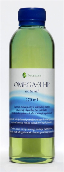 OMEGA-3 HP rybí olej natural 270 ml
