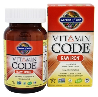 Vitamin Code RAW Železo 30 kapsúl