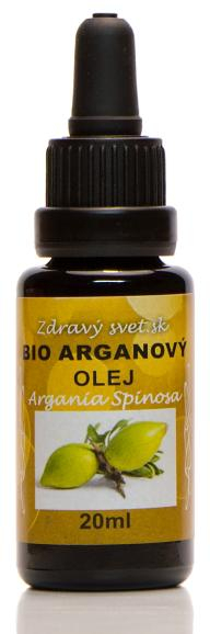 Olej arganový 20ml BIO fialové sklo