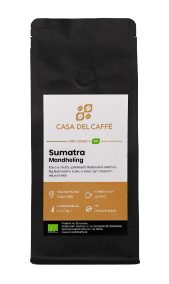Káva Sumatra Mandheling BIO 250 g