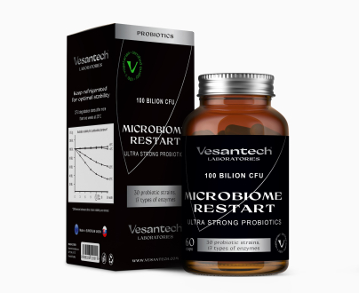 Probiotika Vesantech Microbiome restart 100miliard CFU