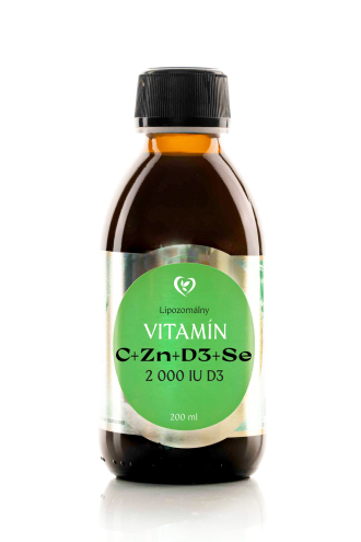 Lipozomálny vitamín C + Zinok + D3 + Se