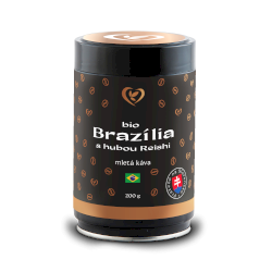 BIO káva Brazília mletá s Reishi 200g